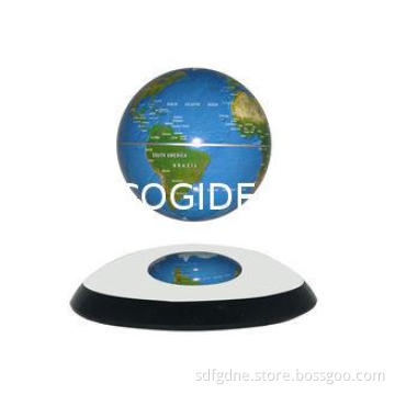 4" Diameter Rotating Floating Desktop Globe , Magnetic Levi